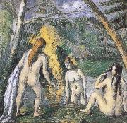 Three Bathers (mk35) Paul Cezanne